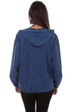 Scully DARK BLUE ZIP FRONT HOODIE - Scully Leather - Flyclothing LLC