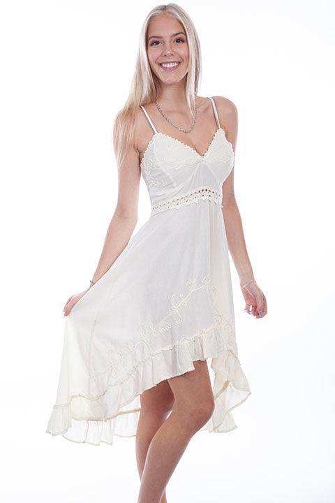 Scully Leather Vanilla Spaghetti Strap Dress - Scully Leather - Flyclothing LLC