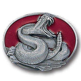 Coiled Snake Enameled Belt Buckle - Siskiyou Buckle - Flyclothing LLC