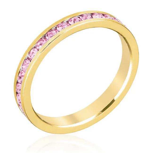 Stylish Stackables Pink Gold Ring - JGI - Flyclothing LLC