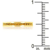 Stylish Stackables Yellow Crystal Gold Ring - JGI - Flyclothing LLC