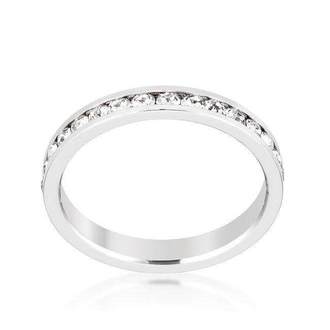 Stylish Stackables Clear Crystal Crystal Ring - JGI - Flyclothing LLC