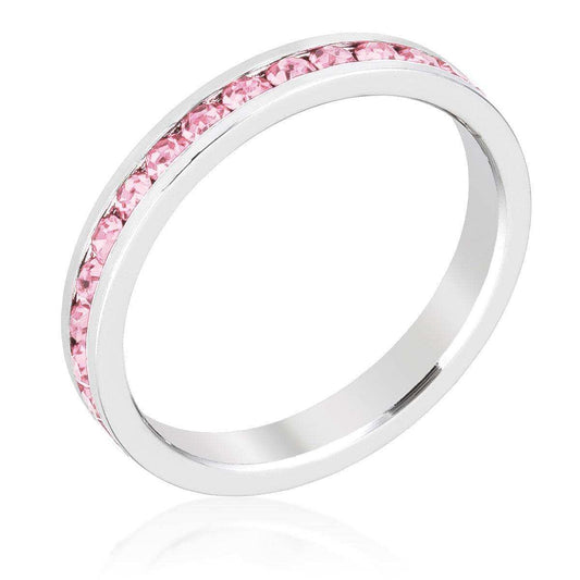 Stylish Stackables Pink Crystal Ring - JGI - Flyclothing LLC