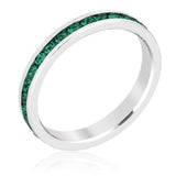Stylish Stackables Emerald Crystal Ring - JGI - Flyclothing LLC