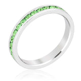 Stylish Stackables Peridot Crystal Ring - JGI - Flyclothing LLC