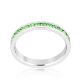 Stylish Stackables Peridot Crystal Ring - JGI - Flyclothing LLC