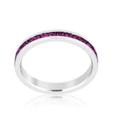 Stylish Stackables with Amethyst Crystal Ring - JGI - Flyclothing LLC