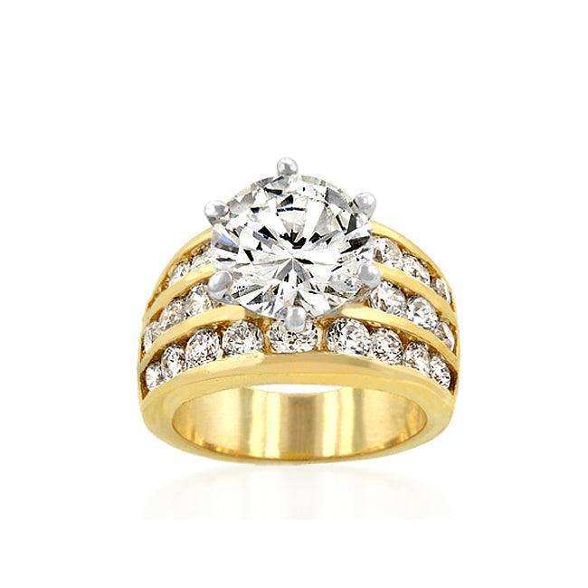 Classic Gold Engagement Ring - JGI - Flyclothing LLC