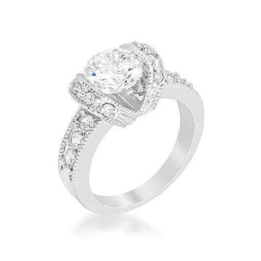 Tension Set Engagement Ring - JGI - Flyclothing LLC