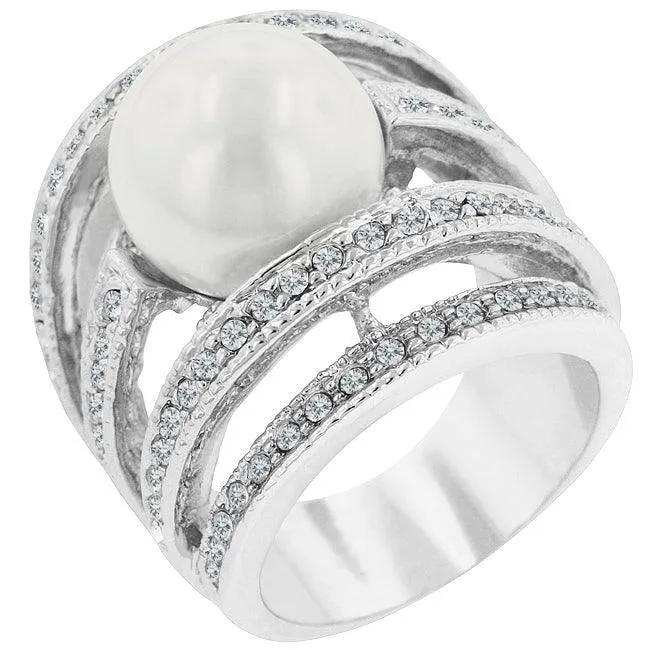 Right-Hand Pearl Ring - JGI - Flyclothing LLC