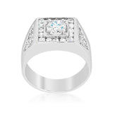 Brilliant Mens Cubic Zirconia Ring - JGI - Flyclothing LLC