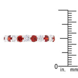 Mini Jessica Band with Garnet Cubic Zirconia - JGI - Flyclothing LLC
