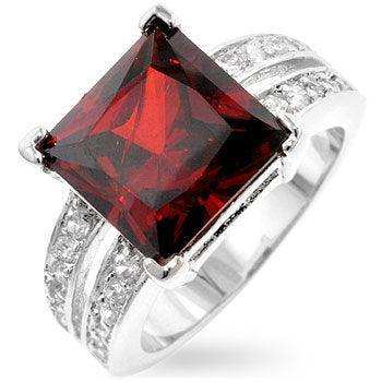 Garnet Princess Ring - JGI - Flyclothing LLC