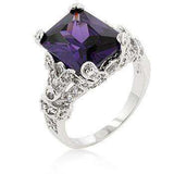 Amethyst Purple Princess Ring - JGI - Flyclothing LLC