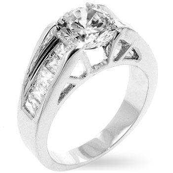 Timeless Clear Engagement Ring - JGI - Flyclothing LLC