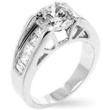 Timeless Clear Engagement Ring - JGI - Flyclothing LLC