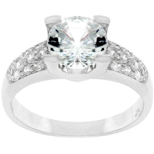 Classic Clear Engagement Ring - JGI - Flyclothing LLC