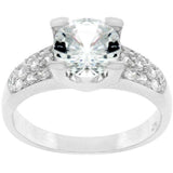 Classic Clear Engagement Ring - JGI - Flyclothing LLC