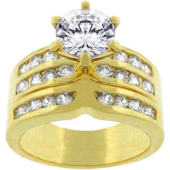 Formal Goldtone Engagement Set - JGI - Flyclothing LLC