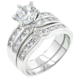 Formal Rhodium Plated Engagement Set - JGI - Flyclothing LLC