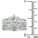 Formal Rhodium Plated Engagement Set - JGI - Flyclothing LLC