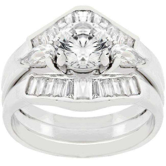 Two-Piece Engagement Ring Set - JGI - Flyclothing LLC