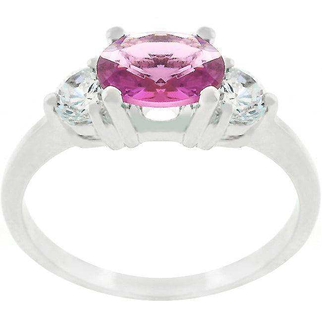 Oval Treble Cubic Zirconia Ring - JGI - Flyclothing LLC