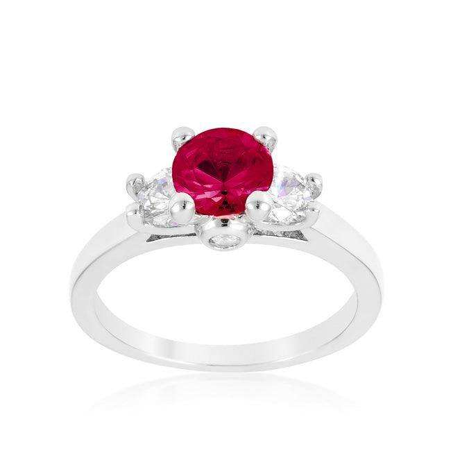 Mini Pink Tourmaline Triplet Ring - JGI - Flyclothing LLC