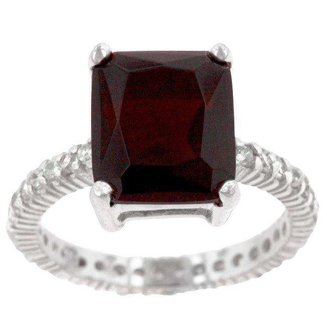 Radiant Cut Ruby Engagement Ring - JGI - Flyclothing LLC