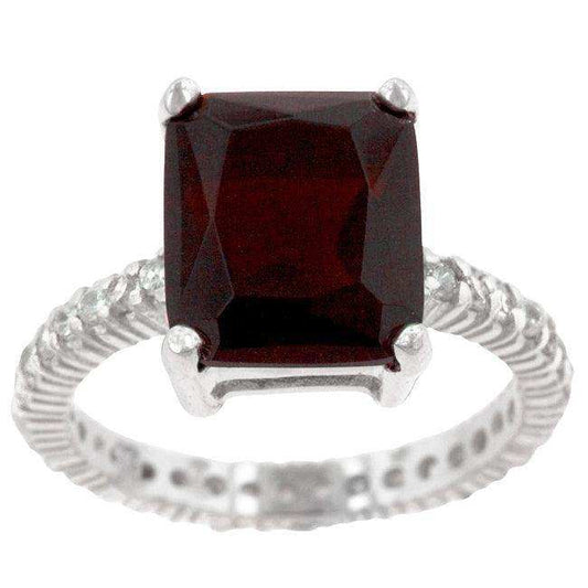 Radiant Cut Ruby Engagement Ring - JGI - Flyclothing LLC