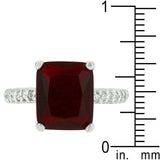 Radiant Cut Ruby Engagement Ring - JGI - Flyclothing LLC