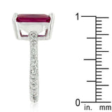 Radiant Cut Pink Engagement Ring - JGI - Flyclothing LLC