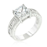 Clear Cubic Zirconia 5-Stone Ring - JGI - Flyclothing LLC