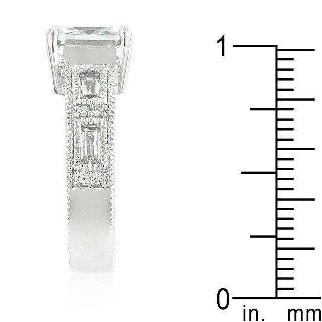 Clear Cubic Zirconia 5-Stone Ring - JGI - Flyclothing LLC