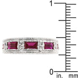 Ruby Red Bezel Eternity Band - JGI - Flyclothing LLC