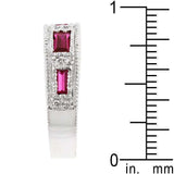 Ruby Red Bezel Eternity Band - JGI - Flyclothing LLC