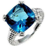 Aqua Cushion Engagement Ring - JGI - Flyclothing LLC