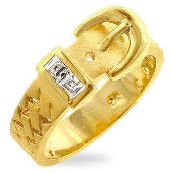 Golden Buckle Ring - JGI - Flyclothing LLC