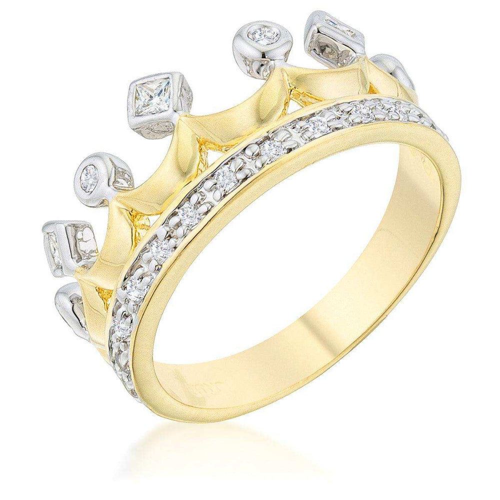 Two Tone Crown Ring - JGI - Flyclothing LLC