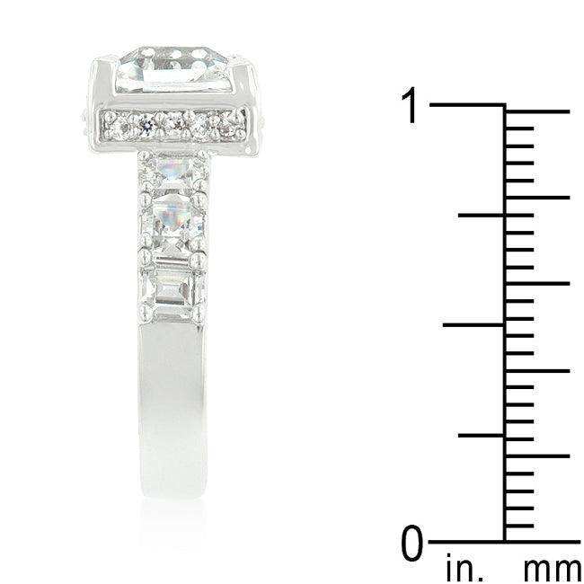 Asscher Cut Engagement Ring - JGI - Flyclothing LLC