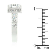 Asscher Cut Engagement Ring - JGI - Flyclothing LLC
