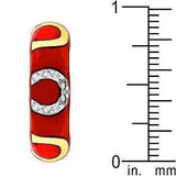 Pink Enamel Horseshoe Ring - JGI - Flyclothing LLC