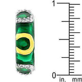 Green Enamel Horseshoe Ring - JGI - Flyclothing LLC