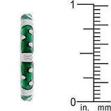 Marbled Dark Green Enamel Stacker Ring - JGI - Flyclothing LLC