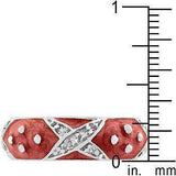 Marbled Pink Enamel Ring - JGI - Flyclothing LLC