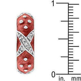 Marbled Pink Enamel Ring - JGI - Flyclothing LLC