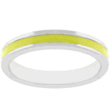 Yellow Enamel Eternity Ring - JGI - Flyclothing LLC