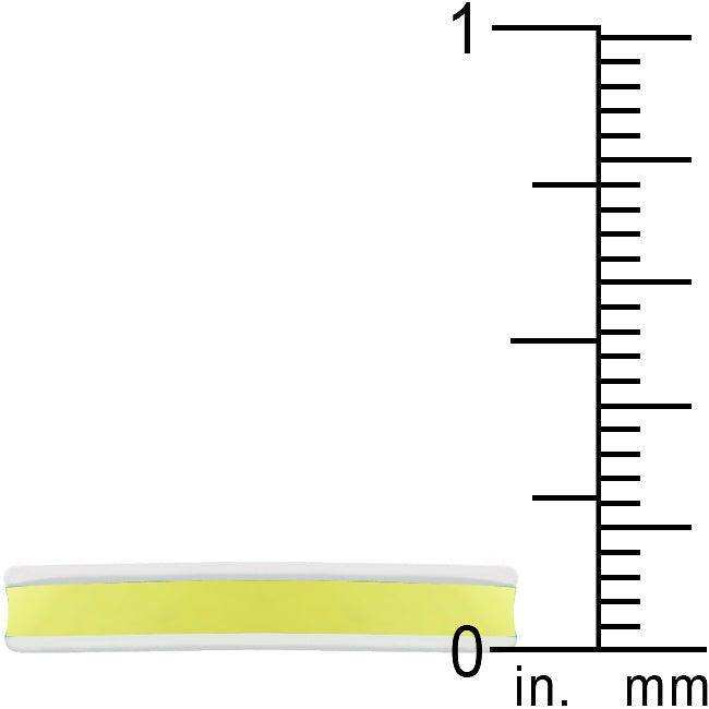 Yellow Enamel Eternity Ring - JGI - Flyclothing LLC