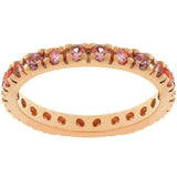 Pink Cubic Zirconia Eternity Ring - JGI - Flyclothing LLC