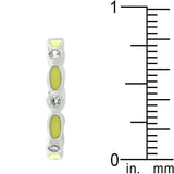 Yellow Link Enamel Stacker Ring - JGI - Flyclothing LLC